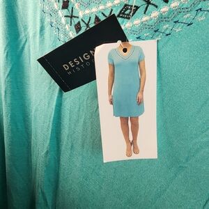 Design History Aqua Mini Dress